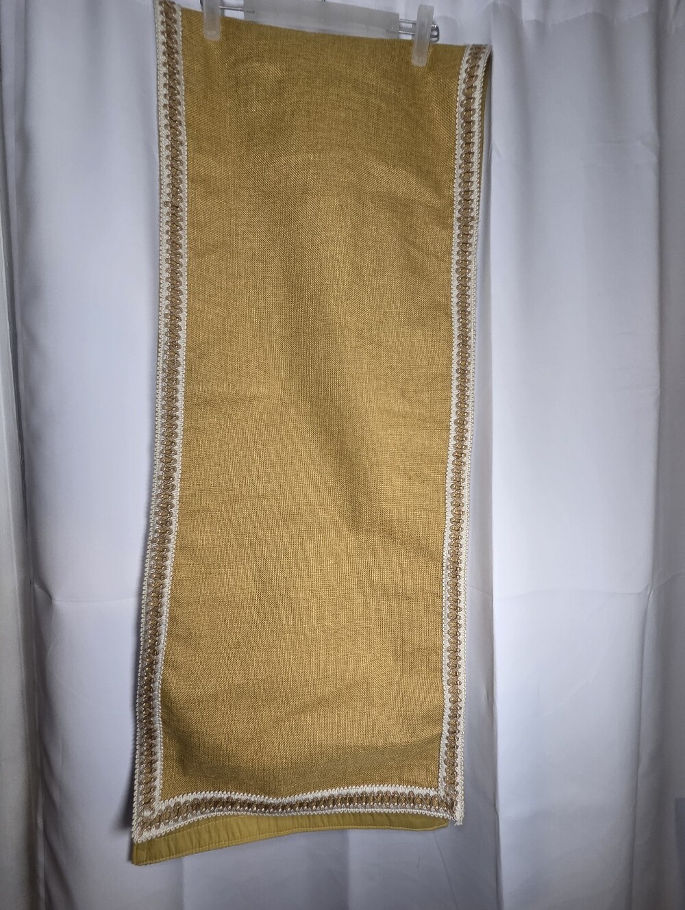 Golden Yellow Fall Table runner 78" x 16"